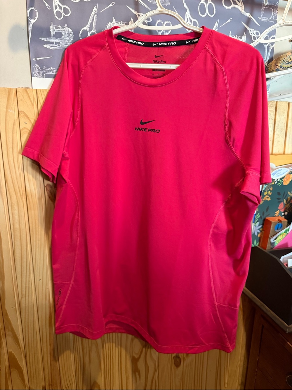 Nike Pro Women’s Short Sleeve Performance Tee - Hot Pink